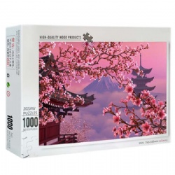定制&现货1000片木质方形拼图